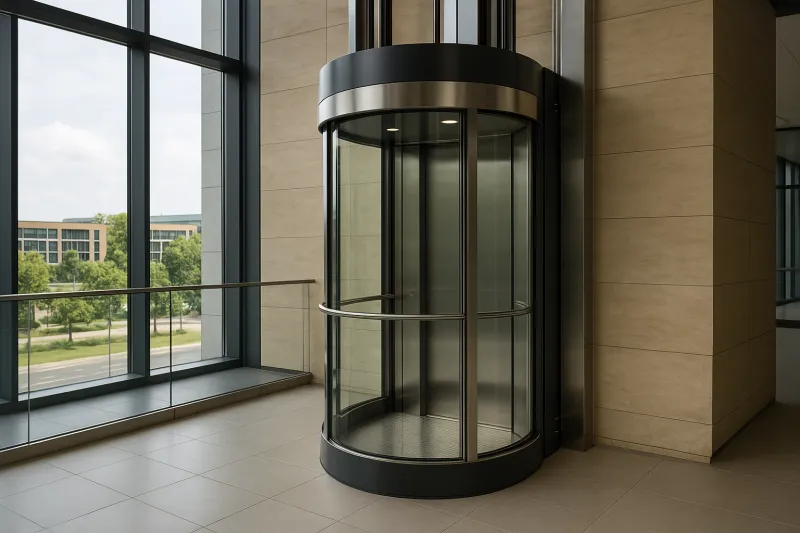 Projetos comerciais com impacto visual: o papel do elevador panorâmico